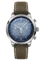 Orologio Glashütte Original Uomo Sixties  in Acciaio 1-39-34-04-22-04 - 1-39-34-04-22-04